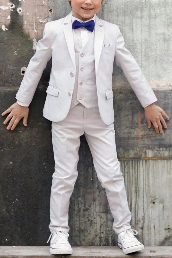 Boy's 3 Piece Suit White Suit